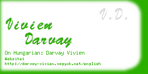 vivien darvay business card